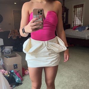 Tan Zara skirt